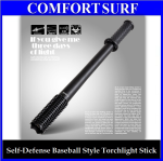 Self Defence Baseball  Style Stick Torchlight Flashlight